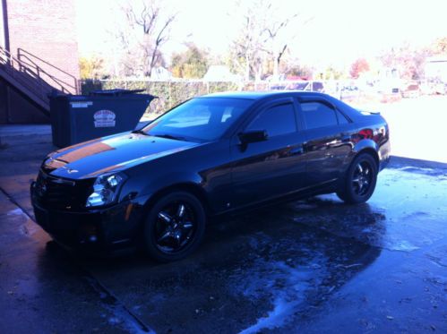 2007 cadillac cts v6 sedan 4d 3.6l custom muffler, rims interior lights!!! nice!