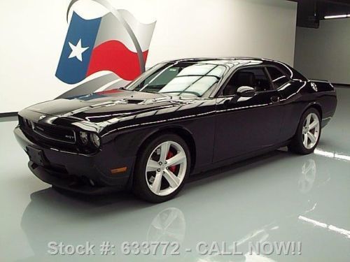 2009 dodge challenger srt-8 6-spd sunroof nav 20&#039;s 13k texas direct auto