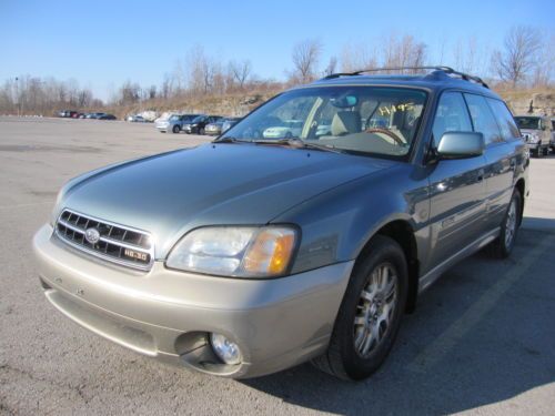 01 02 03 subaru outback awd ll bean 3.0,loaded dual sunroof,leather, runs great