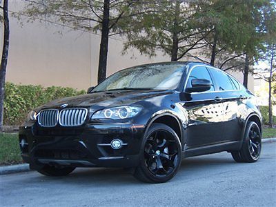 2012 bmw x6 xdrive 50i black-black, 12811 mls.