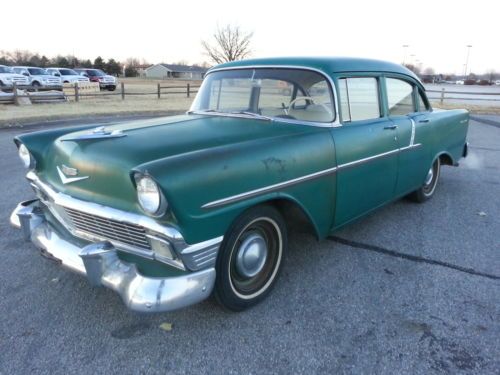 1956 Chevrolet Bel Air 150 local trade in Very Solid car original patina sedan, US $6,995.00, image 6