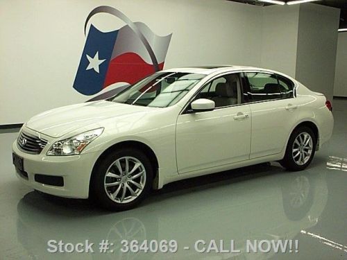 2009 infiniti g37x sedan awd sunroof nav rear cam 17k texas direct auto