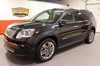 2011 gmc acadia denali awd navigation sunroof quads chrome wheels black camera