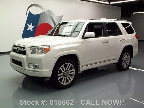 2010 toyota 4runner ltd 4x4 sunroof leather nav dvd 45k texas direct auto