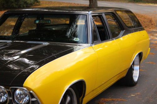 1969 Chevy Chevelle Concours Custom Good Guys Theme PW PDB MUST SEE wagon, image 5