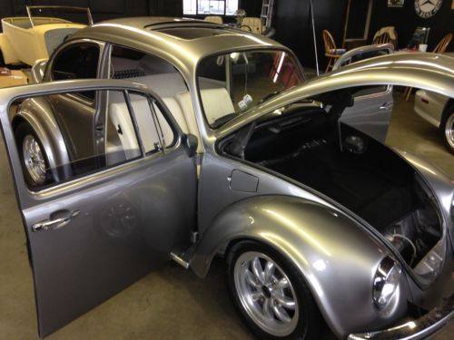 1968, volkswagen beetle, factory sunroof, super beetle, hot rod