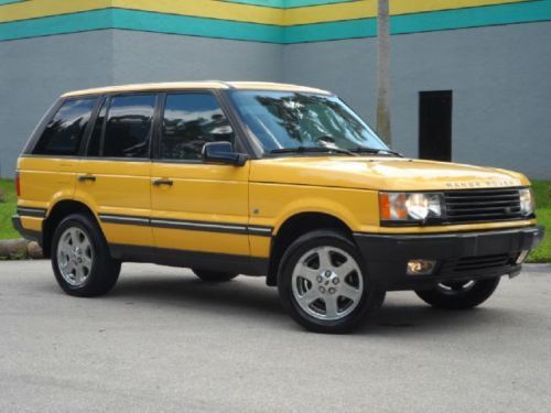 Rare 2002 land rover range rover hse borrego edition yellow/black