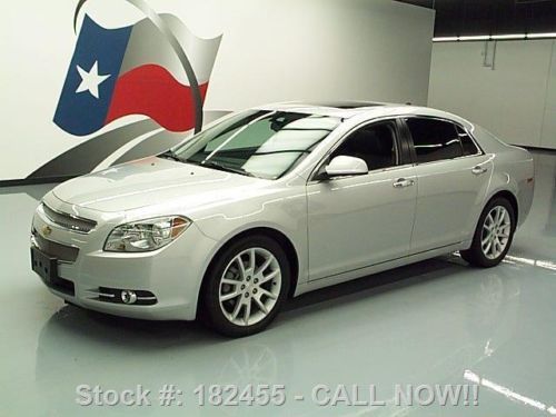 2012 chevy malibu ltz sunroof heated leather 47k miles texas direct auto