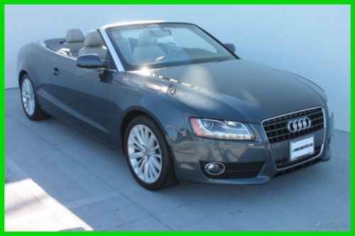 2011 audi a5 2.0liter turbo fwd convertible with ipod connection/ heated seats!!