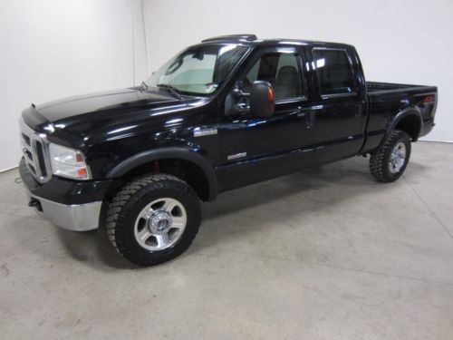 06 ford f-350 lariat turbo diesel 6.0l v8  4x4 crew short auto leather 80pics