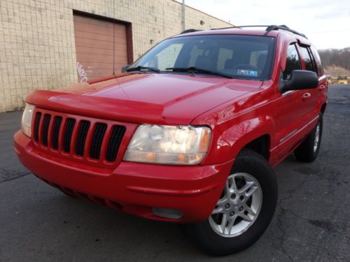 Jeep grand cherokee limited quadra-drive heated leather sunroof no reserve