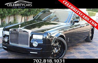 2004 rolls royce phantom sedan rear entertainment playstation 24&#034; ashanti wheels