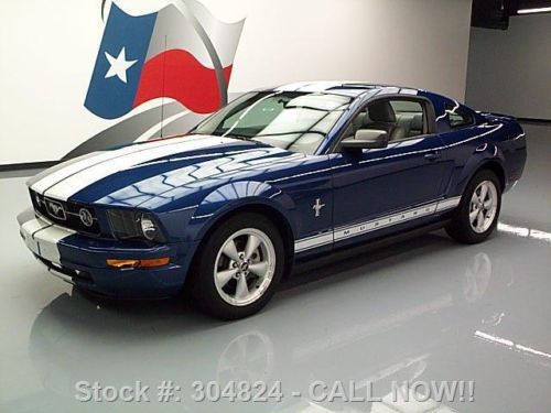 2007 ford mustang premium v6 pony auto leather 48k mi texas direct auto