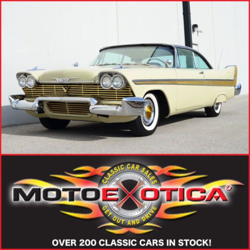 1958 plymouth fury-golden commando-super rare-1 of 41 existing-383-cid v8-look!