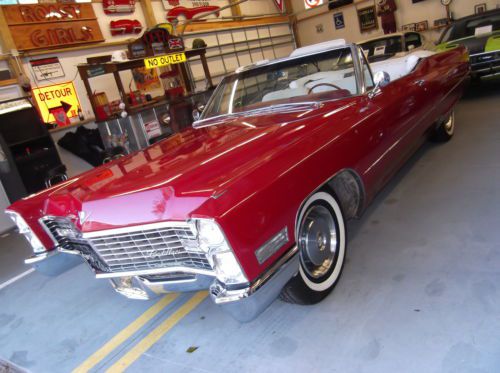 1967 cadillac convertible survivor 39k miles 3 owners drives superb! show now!