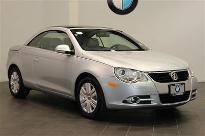 2008 vw eos convertible 6-speed manual turbo extended moonroof heated seats
