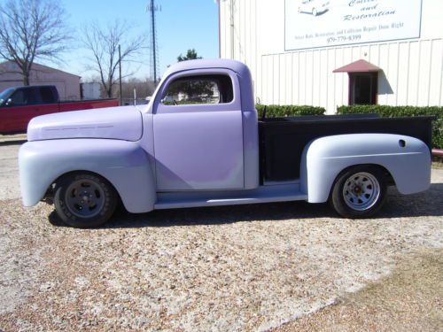 1950 ford f1 lightning street rod hot rod truck