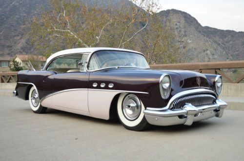 1954 buick century 2 door hardtop california classic  fresh restoration