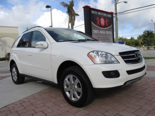 07 alabaster white ml-320 cdi 4-matic -leather seats -harman / kardon  stereo