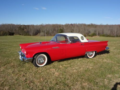 1957 ford thunderbird, 312 ci, 3 speed w/od