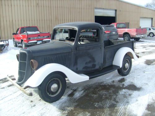1935 Ford Pickup Rat rod Hot rod Barn Find, image 4