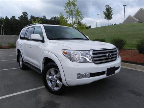 2009 Toyota Land Cruiser, Htd leather, roof, NAV, DVD, Cool Box! White, image 14