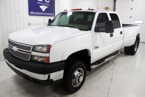 4x4 crew cab duramax diesel dually allison heated leather 4wd dual wheel auto