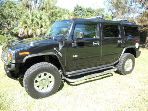 2003 hummer h2 lux edition suv 4x4 6.0 liter loaded clean!!!