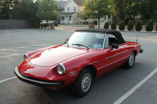 1979 alfa romeo spider veloce convertible 2-door 2.0l