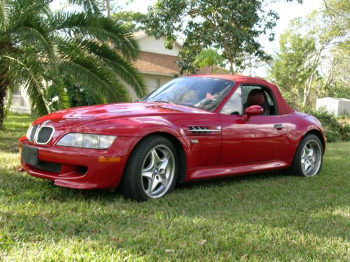 2000 bmw m roadster low miles,black/red interior with red convertible top