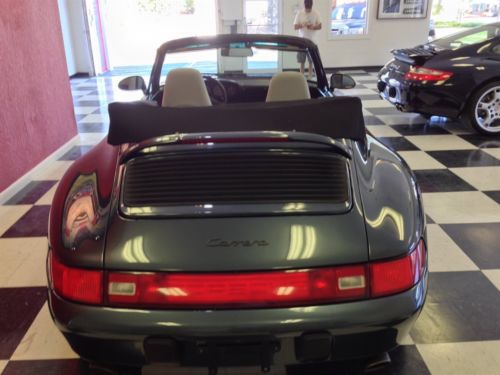 1996 Porsche 911 Convertible, Green Exterior and 35,353 miles, image 9