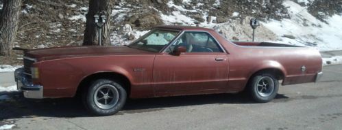 Ford ranchero gt v8 barn find virgin hot rod classic truck / car working 8 track