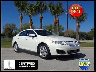 Lincoln certified 2012 mks navigation rear camera heated/cooled seats &amp; more!