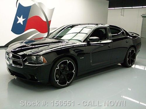 2012 dodge charger r/t hemi nav rear cam 22&#034; wheels 32k texas direct auto