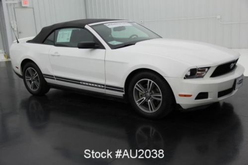 12 used cpo certified 3.7 v6 convertible leather low miles clean autocheck
