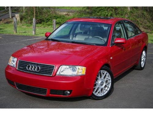 2003 audi a6 twin turbo 2.7l quattro  awd 17&#034; rims serviced low miles carfax