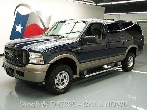 2005 ford excursion eddie bauer diesel 4x4 dvd only 29k texas direct auto