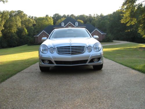 2007 mercedes-benz e550 sport sedan, low miles, loaded, silver. nav. like new!!!