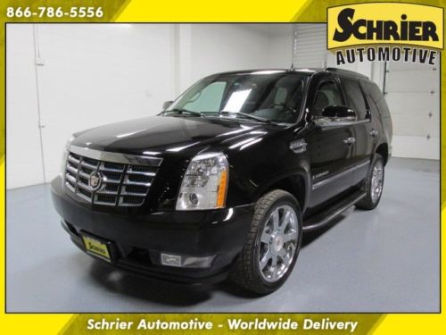 2008 cadillac escalade awd black rear dvd bose navi power liftgate