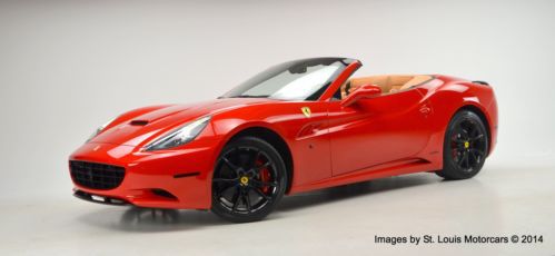 2011 ferrari california 2+2 rosso corsa beige 4045 miles best options + a1 plus!