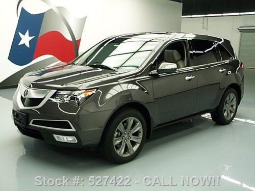 2011 acura mdx advance sh-awd sunroof nav rear cam 17k texas direct auto