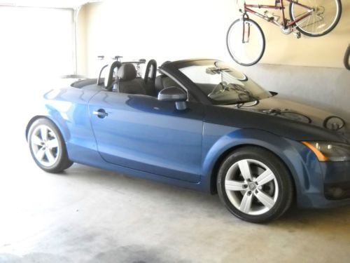 2008 audi tt roadster convertible blue/black excellent condition low miles!