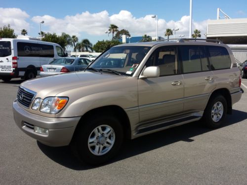 2000 lexus lx lx470 not toyota land cruiser gold awd 1 owner carfax super clean