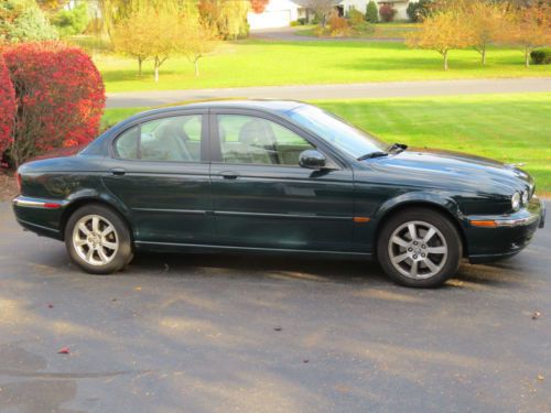 2004 jaguar x-type 2.5 awd, 5-speed manual, british green color  no reserve!