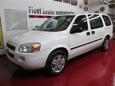 No reserve 2007 chevrolet uplander cargo ls, 1 corp. owner