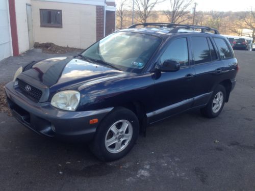 2004 hyundai santa fe gls sport utility 4-door 2.7l