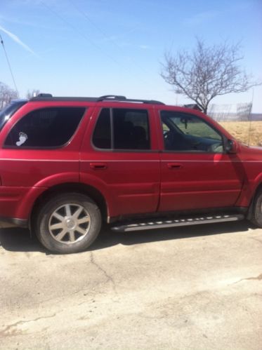 2004 buick rainier cxl plus sport utility 4-door 5.3l red