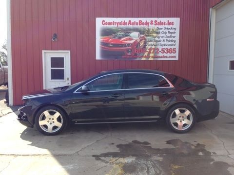 2009 chevrolet malibu 2lt 3.6 v6 78k mi, black, leather, sunroof, heated seats