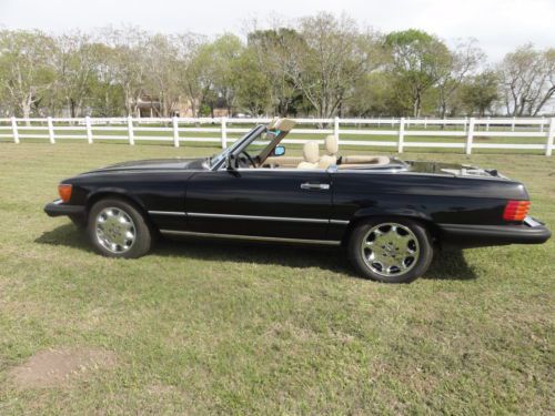 1988 Mercedes 560SL. Exceptional condition!  71,500 mls. Black/Tan 3rd seat opt., US $29,500.00, image 7
