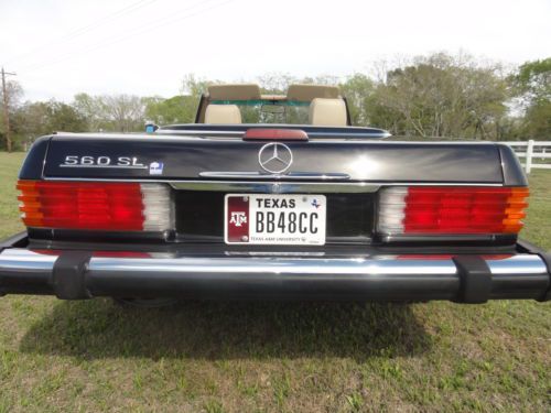 1988 Mercedes 560SL. Exceptional condition!  71,500 mls. Black/Tan 3rd seat opt., US $29,500.00, image 11